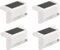 Solar Powered Step Lights for Outdoor Stairs, Railing, Fence Post, Pathway, Yard,