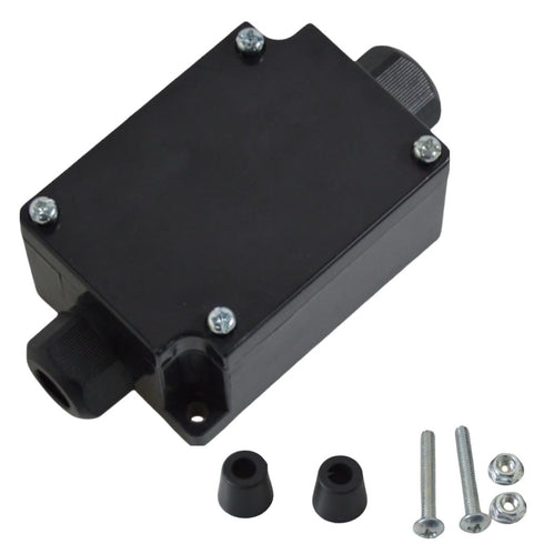 Electrical Junction Box, IP65 Outdoor Waterproof Cable Box, ABS Plastic, Black -70 * 50 * 36mm