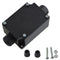 Electrical Junction Box, IP65 Outdoor Waterproof Cable Box, ABS Plastic, Black -70 * 50 * 36mm