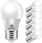 Energetic Lighting LED A15 Ceiling Fan Bulbs, 40 Watt Equivalent, 4000K Cool White, Dimmable, E26 Base, UL Listed, 6