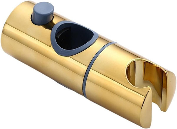dDanke Gold Adjustable Shower Head Holder for 24mm Riser Rail ABS Bathroom Slide