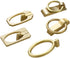 SANCHAKOU 2 Pack 41 41 20Mm Gold Dresser Knobs Chinese Style Drawer Wardrobe Bedside Cabinet Handle Cabinet Copper Shoe