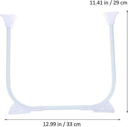 2pcs Folding Metal Hairpin Table Legs Heavy Duty Furniture Legs for Tv Stand Cabinet Sofa Bedside Nightstand End