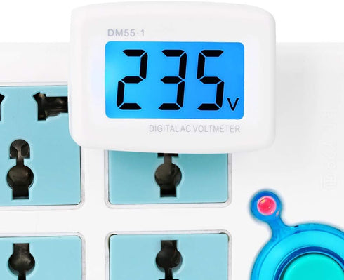 Diyeeni 1Pcs Plugin LCD Digital AC 80300V Voltmeter DM551 for Household Electrical Instruments Voltage Testers