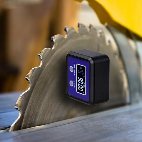 eOUTIL Digital Angle Gauge and Protractor, Inclinometer Level Box with Magnetic Base for Woodworking and Construction