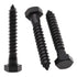 1/4 x 4" (10 Pack) Stainless Steel Hex Lag Bolts, Hexagon Head Lag Screws, Stainless Steel 304 (18-8)