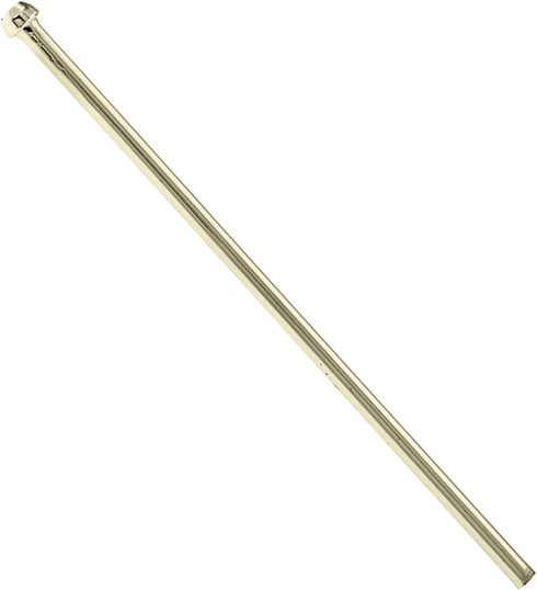 Westbrass D119-03 3/8" x 12" Bullnose Faucet Riser Supply Line, Polished Brass by Westbrass