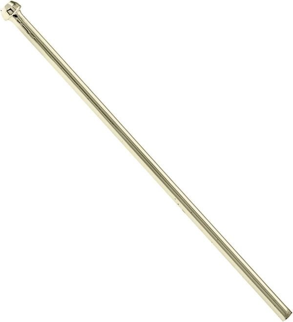 Westbrass D119-03 3/8" x 12" Bullnose Faucet Riser Supply Line, Polished Brass by Westbrass