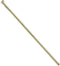 Westbrass D119-03 3/8" x 12" Bullnose Faucet Riser Supply Line, Polished Brass by Westbrass
