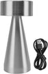 JTLB 3 Dimming LED Portable Metal Table Lamp with Touch Sensor Color Stepless Nightstand Desk Lamp Rechargeable Night