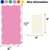 wootile 24Pcs 6"x 12" 12Pcs Library Shelf Dividers for Shelves with Blank Stickers Colored Book Shelf Dividers Library
