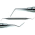 NOMI BROTHERS DG16, 2 Set, Professional Dental Diagnostic Probe Explorer Double Ended, Stainless Steel, Hollow Handle