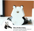 DIYEAH Panda Paper Holder Wall-Mounted No-Drill Design Resin Towel Rack for Bathroom and Kitchen Easy Installation