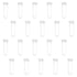 Bettomshin 200Pcs 7ml Round Bottom Centrifuge Tubes with Snap Cap, Transparent Mini Plastic Test Tubes