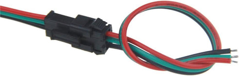 ALITOVE 20 Sets 3 Pin JST SM Male Female Plug LED Connector Cable 15cm 20awg Wire for WS2812B WS2812 WS2811 SK6812 SK6812-RGBW LED Strip Light