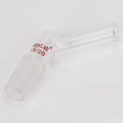 Stonylab Angled Glass Adapter, Borosilicate Glass Pour Out Adapter with 14/20 Standard Inner Joint