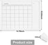 TORASO Dry Erase White Board Monthly Calendar, Magnetic Whiteboard for Wall, Office, School, and Kitchen Memo