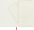 Moleskine Classic Notebook, Soft Cover, Large Ruled/Lined, Scarlet Red, 5" x 8.25", 192 Pages