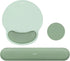 MOSISO Wrist Rest Support for Mouse Pad&Keyboard Set, Circle Curved Ergonomic Mousepad&Coaster