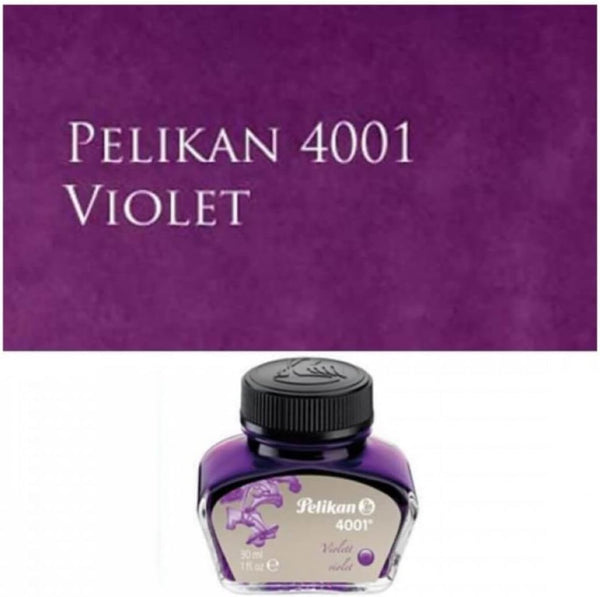 Pelikan 4001 Bottled Ink for Fountain Pens, Violet, 30ml, 1 Each