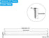 9 Inch 8 PATIKIL Drawer Slides, Pcs Plastic Guide Rails Side Mounted Rails with Mounting Screws