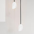 2pcs 42mm Angoily Plastic Small Lamp Shade Floor Light Covers Replacement White Shade Covers Inclined Horseshoe Shape