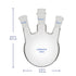 4 Neck Round Bottom Flask RBF, Heavy Wall Borosilicate Glass, 1000 ml, 4 Bevel Necks, 24/40 Joint