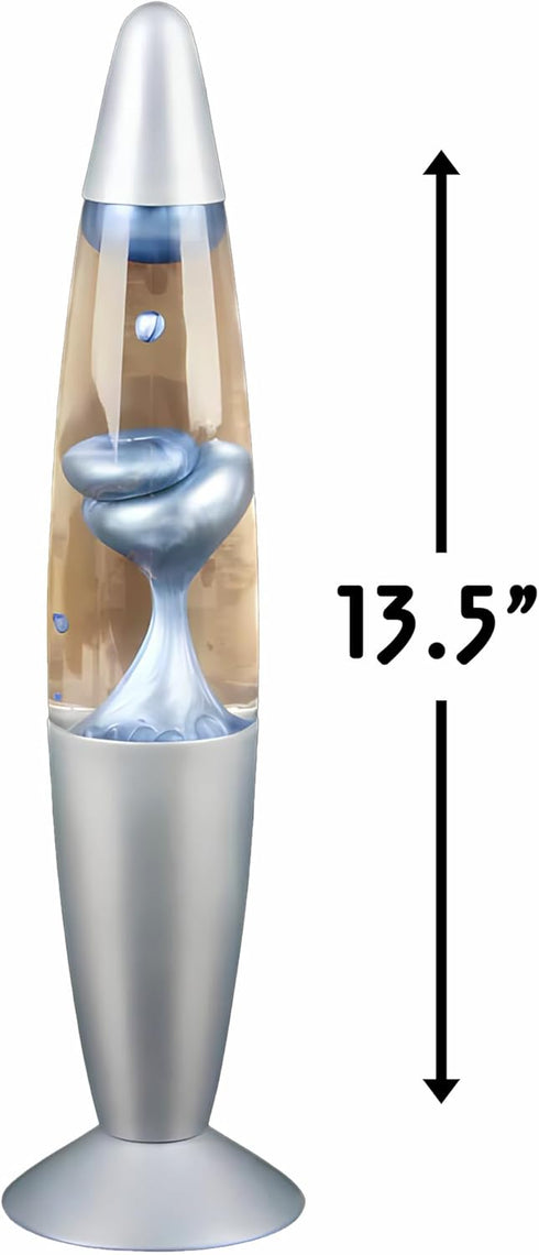 13.5" Rhode Island Novelty Blue Metallic Wax Motion Lamp