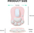 Cute Cat Paw Mouse Pad Wrist Support, Non-Slip Gaming Mouse Pad, Smooth Ergonomic Mouse Pad with Wrist Rest Support,