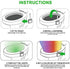 BSASHF 4 Pack Lamp(16 4) Color Changing Toilet Night Light Motion Sensor Led Toilet Motion Activated Led Washroom Night
