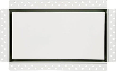 Zion Steel Return Air Grille 8" x 14" Flush Mount Stainless Steel Modern Wall Mount Air Vent