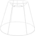 Gadpiparty Shade Bracket Lampshade Frames Metal Lampshade s for Floor Lamps Adaptor Guard Fitting Ring Tassel