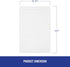 MT Products Blank Envelope Shipping Label Sleeves - 6.5" x 10" Packing Slip Pouches for Shipment/Return - Pack of 100