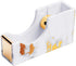 White Marble Texture Tape Dispenser, Gold Line Holder, Non-Skid Base, Adhesive Roll Cutter