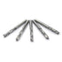 OSCARBIDE 1/8" Shank Square Nose Carbide End Mills, 5-Piece Precision Set for Wood, 2-Flute CNC Router Bits