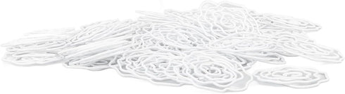 Paperclips Set, 50pcs Metal Decorative Exquisite Flower Paper Clips, Cute for Office Scrapbooking