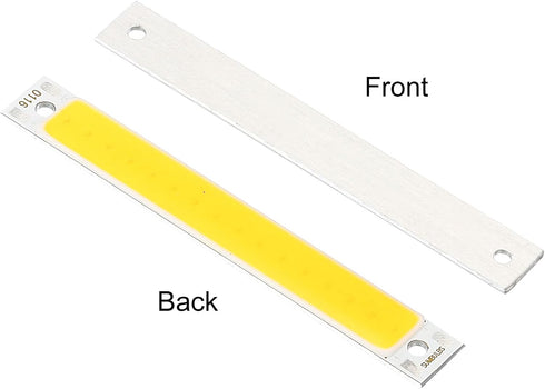 PATIKIL 1W DC 3-3.7V LED Chip Bulb, Aluminum COB Warm White Light 3000K 100LM for Home Reading, 3 Pack