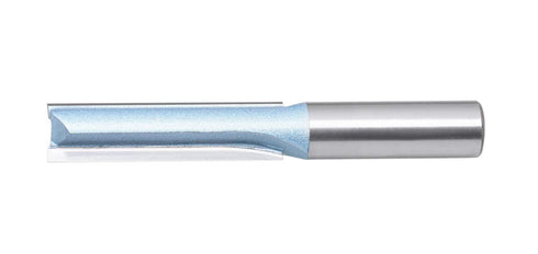 Accusize Industrial Tools 1/2'' Cutting Dia. x 2'' Flt Length x 1/2'' Shank Double Flute Extra Long Router Bit