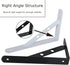 JINJIANNING 2 Pack 90 150x95mm/6x3.8in Heavy Duty Triangle Shelf Brackets, L Corner Brace Degree Floating Shelves