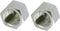 304 Stainless Steel Pipe Fitting Hex Cap, Heavy Duty 3/8" NPT Female, Pack of 2