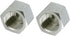 304 Stainless Steel Pipe Fitting Hex Cap, Heavy Duty 3/8" NPT Female, Pack of 2