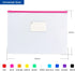 Tamaki 10 Pack Plastic Envelope Poly Zip Envelopes, A4 Size, Letter Size, for School Office Supplies, 10 Color (13x9.5)