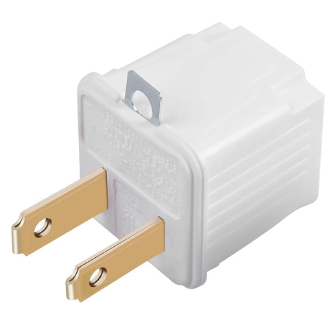 TENINYU 3-2 Prong Adapters Grounding Converters, ETL 5-Pack for Household Electrical Outlets and Appliances