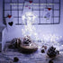 buways Fairy Lights, 2-Pack Battery Operated Waterproof Cool White 50 LED String Lights, 16.4ft Silver Wire with Remote