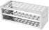 Stainless Steel Punch Plate Test Tube Rack, 40 Holes Large Capacity Lab Holder (15.5 * 40mm)