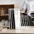 Sooyee 9 Slot White Magazine Holder - Desktop File Sorter Organizer for Home Office Decor