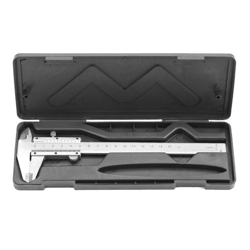 Carbon Steel Caliper Micrometer Gauge Measuring Tool, 0-150mm High Accuracy Manual Caliper for Industrial Measurement