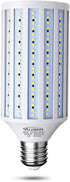 60W LED Corn Light Bulb, Large Mogul E39 Base, 6000-Lumen, 6500K Daylight Cool White for Large Area Lighting