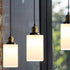 Set 2 E27 3.9X5.6 Inch, STOBAZA Square Lampshade of White Frosted Glass Lamp Shade Fits for Wall Table Floor Lamp