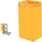 Replacement Janitorial Cart Bag, High Capacity Waterproof Cleaning Bag (Yellow)
